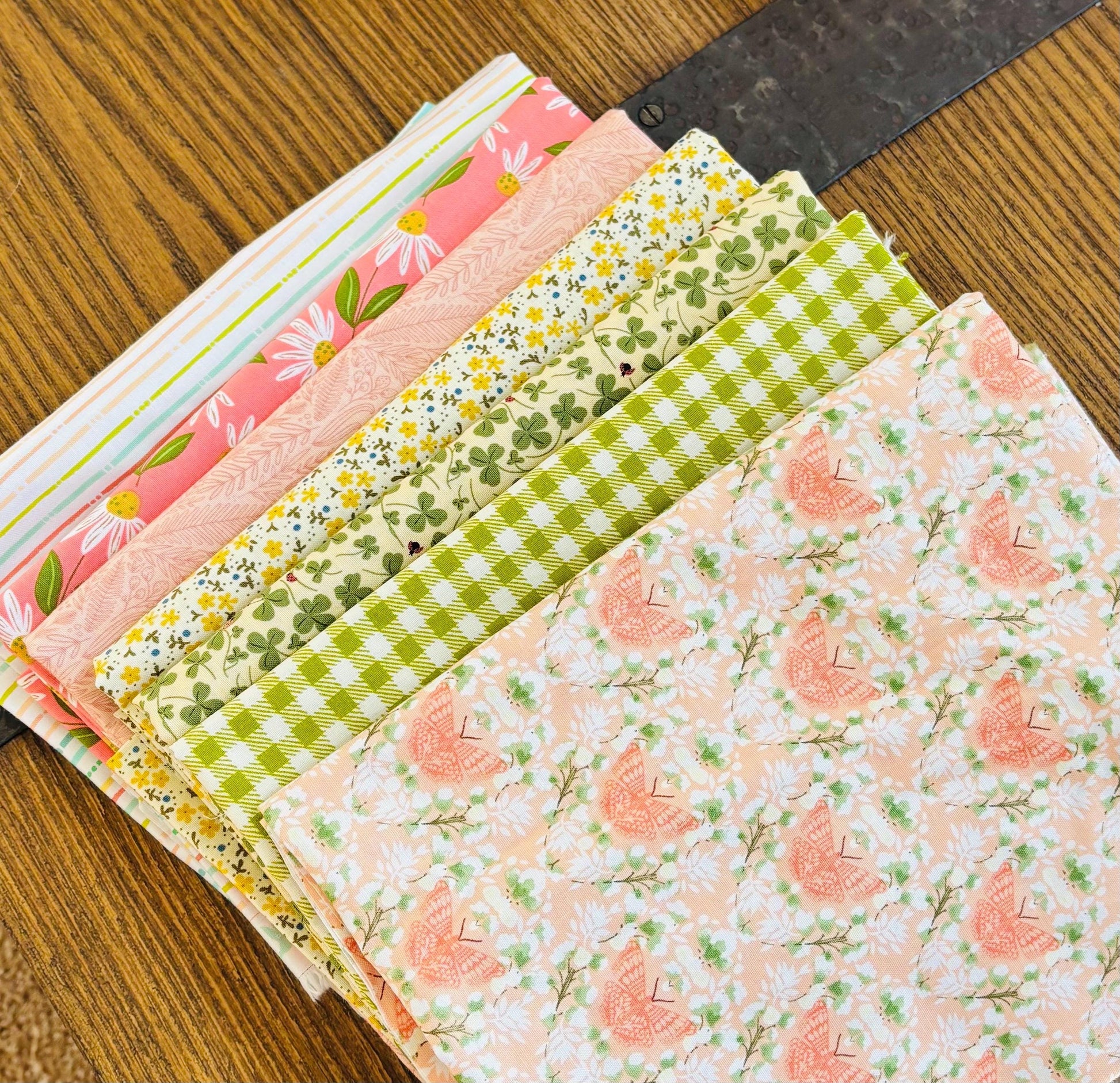 Meadow walk day 1 | Fat quarters bundles 7 fabrics | AGF RBD | Poppie cotton Summer