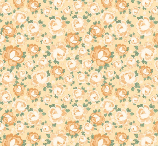 Rosy cheeks Greetings Yellow RC25243 | Poppie cotton | Rosy cheeks | vintage | in stock