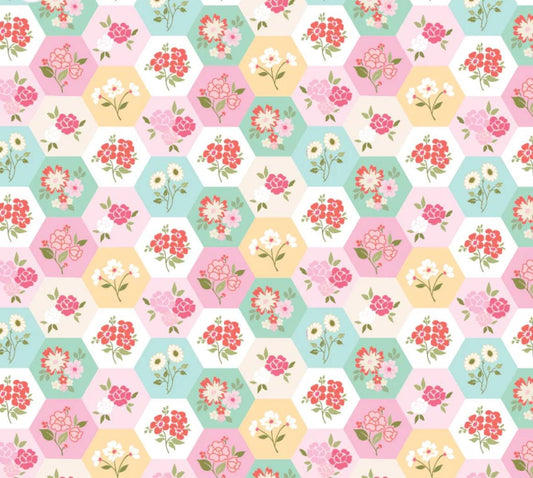 Rosy cheeks Good day multi RC25258 | Poppie cotton | Rosy cheeks | vintage | in stock