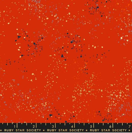 Speckled RS5027 94M Ruby Star Poinsettia | In stock - Blender Red metallic - Rashida Coleman Hale