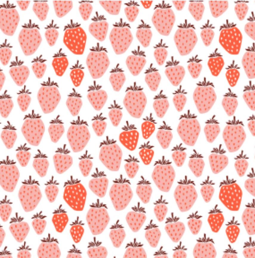 Under the Apple Tree II - 10 piece FQ bundle - Strawberry | Cotton+Steel Fabrics | Loes van Oosten