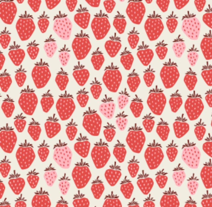 Under the Apple Tree II - 10 piece FQ bundle - Strawberry | Cotton+Steel Fabrics | Loes van Oosten