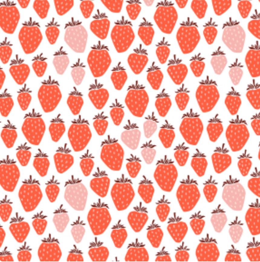 Under the Apple Tree II - 10 piece FQ bundle - Strawberry | Cotton+Steel Fabrics | Loes van Oosten