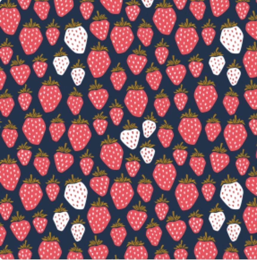 Under the Apple Tree II - 10 piece FQ bundle - Strawberry | Cotton+Steel Fabrics | Loes van Oosten