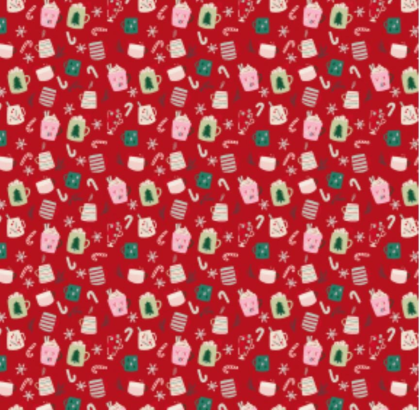 Snow day fun - RJR - Christmas - holiday - YX200 - re3 - Yuan Xu - snow - in stock - warm mugs red
