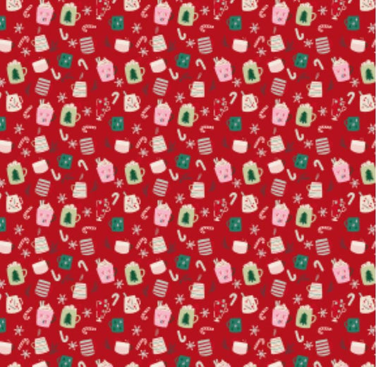 Snow day fun - RJR - Christmas - holiday - YX200 - re3 - Yuan Xu - snow - in stock - warm mugs red