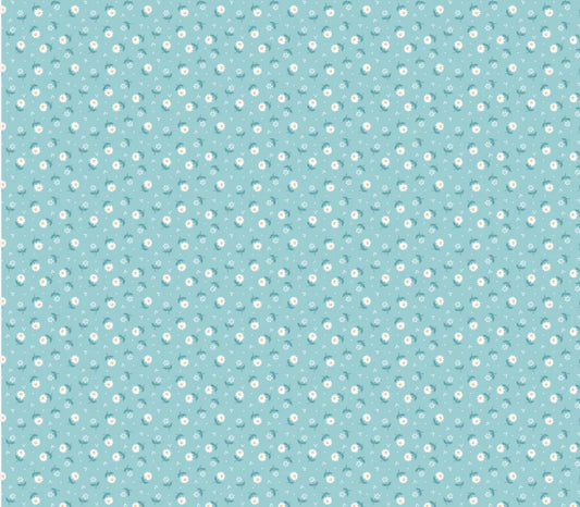 preorder** granny's sewing room Daisy May Blue GS25911 | Poppie cotton | Sheri McCulley | vintage shipping Aug '25