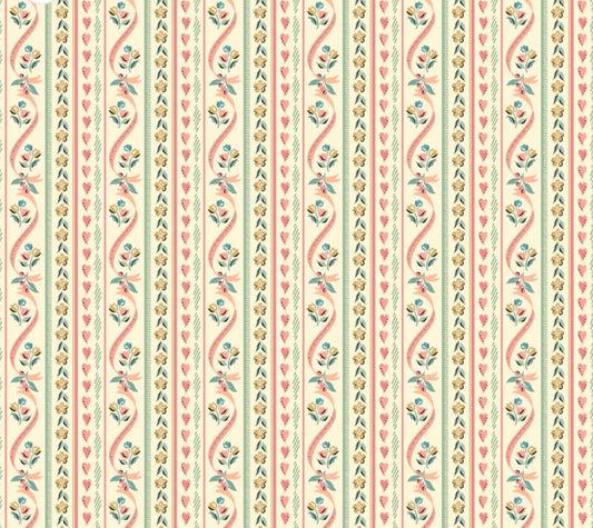 preorder** granny's sewing room Pillow Ticking yellow GS25919 | Poppie cotton | Sheri McCulley | vintage shipping Aug '25