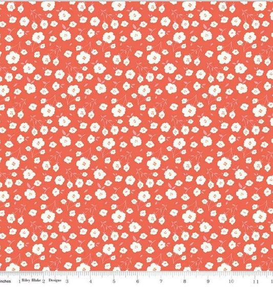 Sunsetridge by Minki Kim | C15732| Fast shipping | summer vintage RBD flowers rouge red
