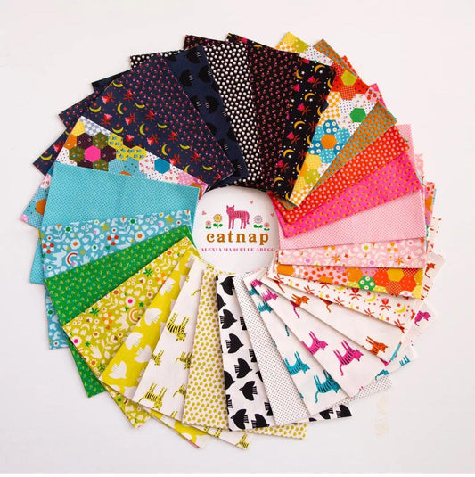Preorder Catnap 27 Fat quarter bundle | Ruby star l Alexia Abegg | 18" x 22" x 23 or half yard shipping late October '25