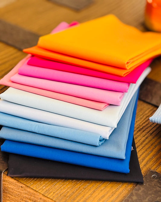 The Cu8tor - Modernista AGF blenders | Fat quarters bundles 12 fabrics | Fast shipping | Pure solids | brights