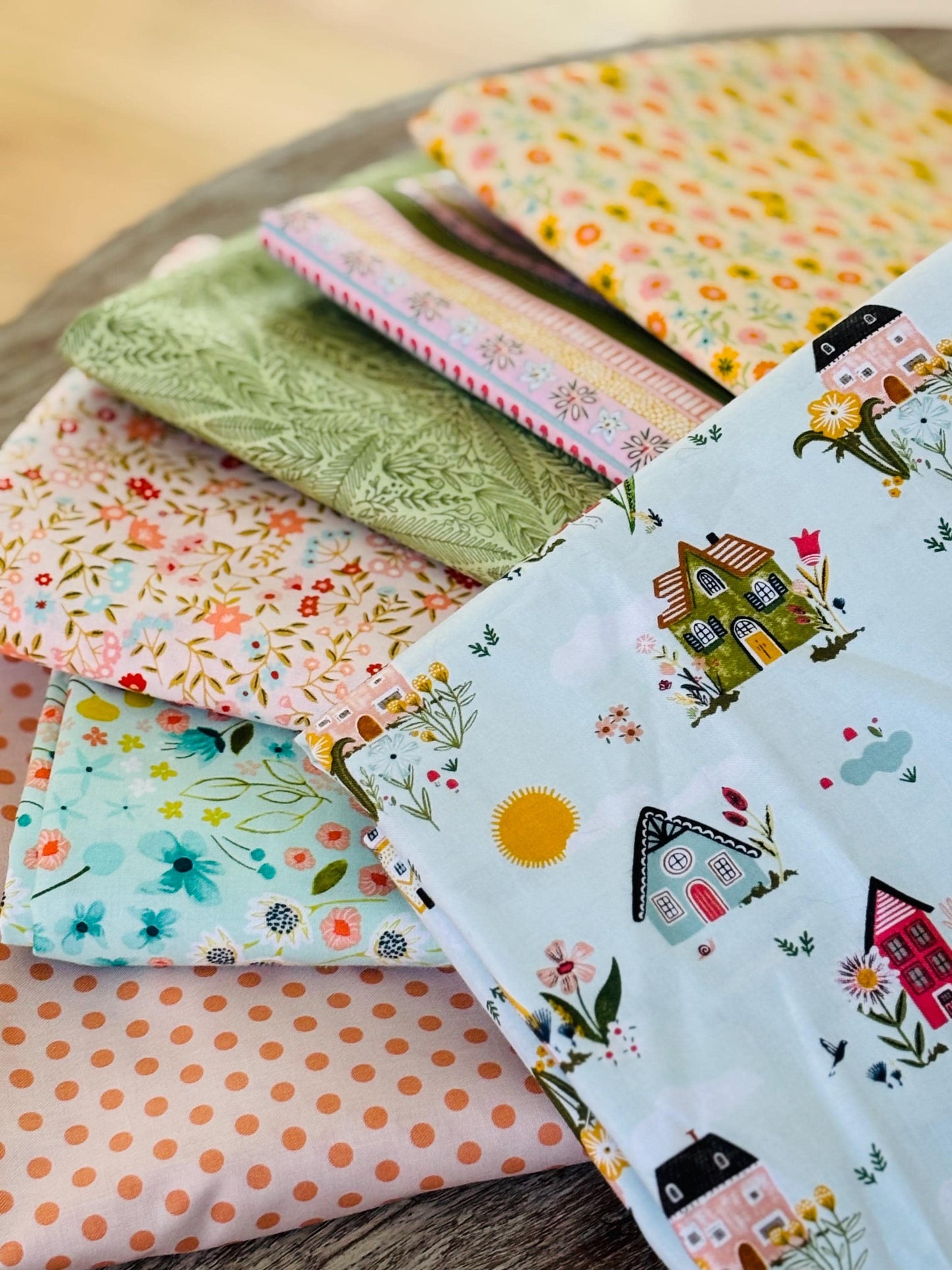 Meadow walk day 2 | Fat quarters bundles 7 fabrics | AGF RBD | Poppie cotton Summer