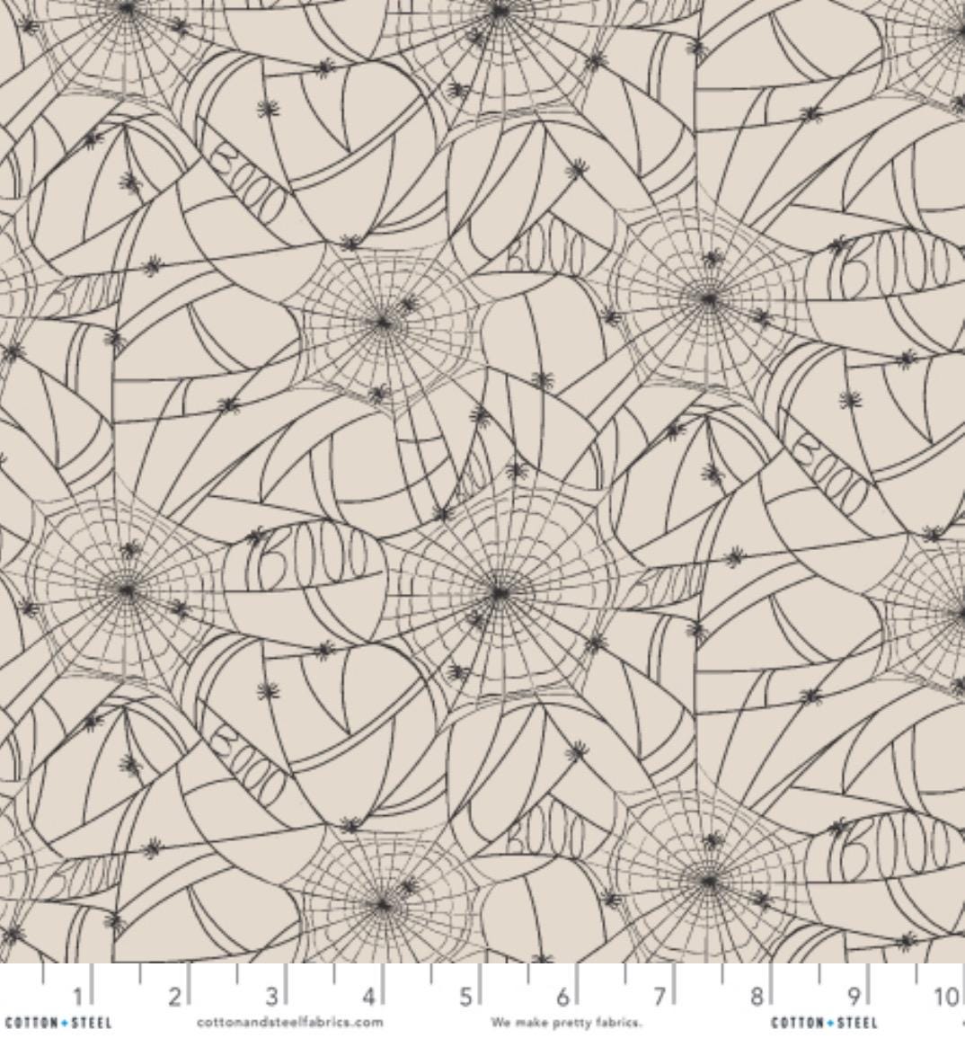 Halloween II by Rifle Paper co - Spider webs cream - witch ghost trick or treat - In Stock- C&S RP1310-CR1