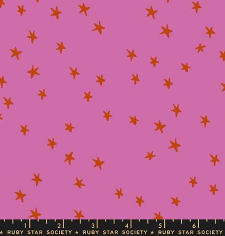 108" Starry Wideback Multi RS4111 41 Ruby Star | In stock - vivid pink - Alexia Abegg - quilt back - 1/2 yd increments