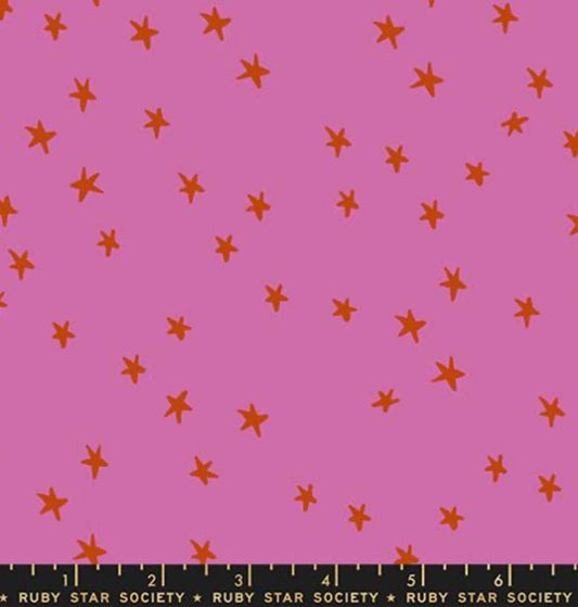 108" Starry Wideback Multi RS4111 41 Ruby Star | In stock - vivid pink - Alexia Abegg - quilt back - 1/2 yd increments