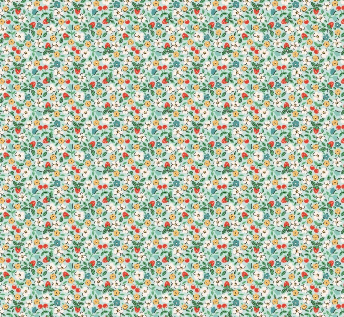 Preorder Poppie fruit salad teal farmhouse fancy FH25966 Ships: November 2025 Elea Lutz