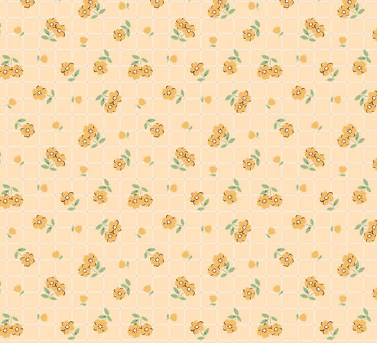 Preorder Poppie Cotton tea towel yellow farmhouse fancy FH25954 Ships: November 2025 Elea Lutz