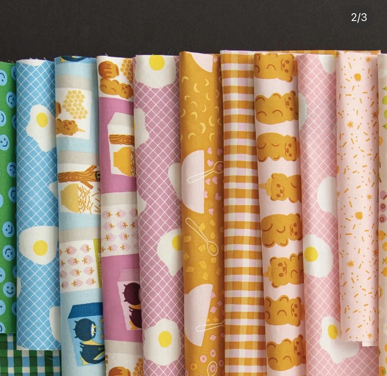 Egg and friends preorder* 26 Fat quarter bundle | Ruby star Kimberly Kight | 18" x 22" x 26 or half yard shipping shipping Dec