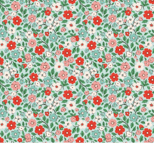 Preorder Poppie country flowers teal farmhouse fancy FH25952 Ships: November 2025 Elea Lutz