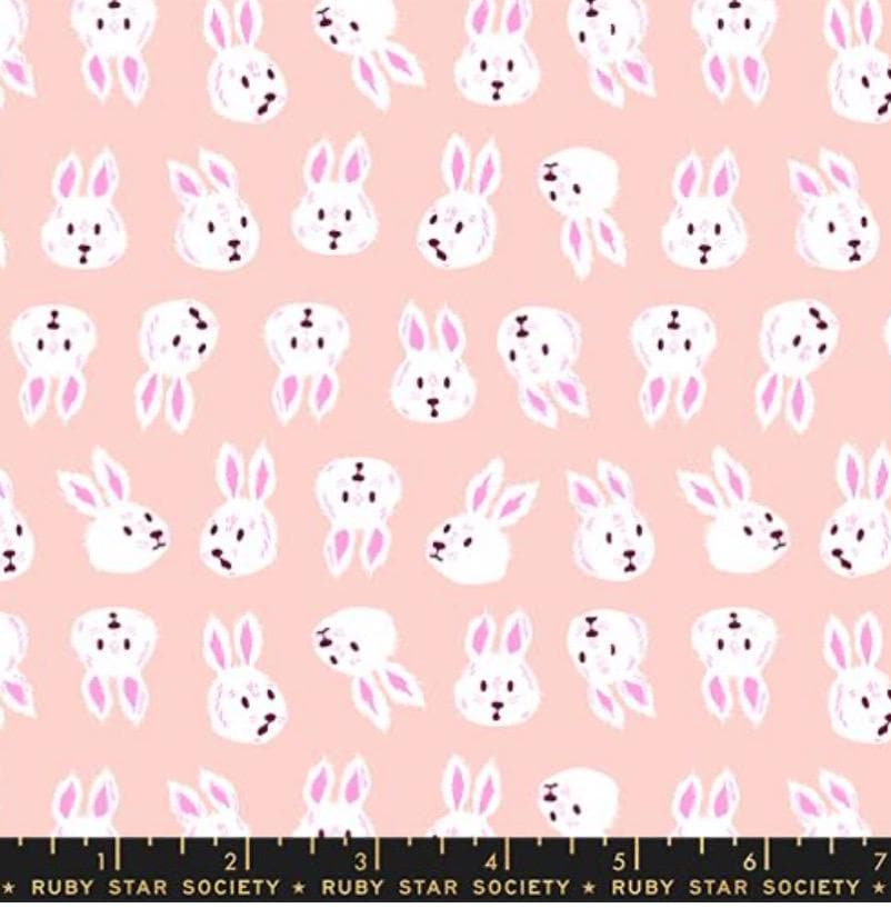 Hello Alice vintage pink RS2125 11 In stock - Sarah watts - bunny bunnies white rabbit