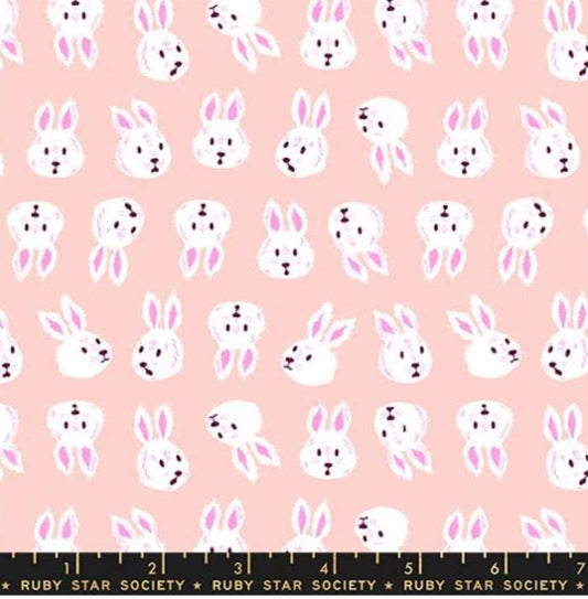 Hello Alice vintage pink RS2125 11 In stock - Sarah watts - bunny bunnies white rabbit