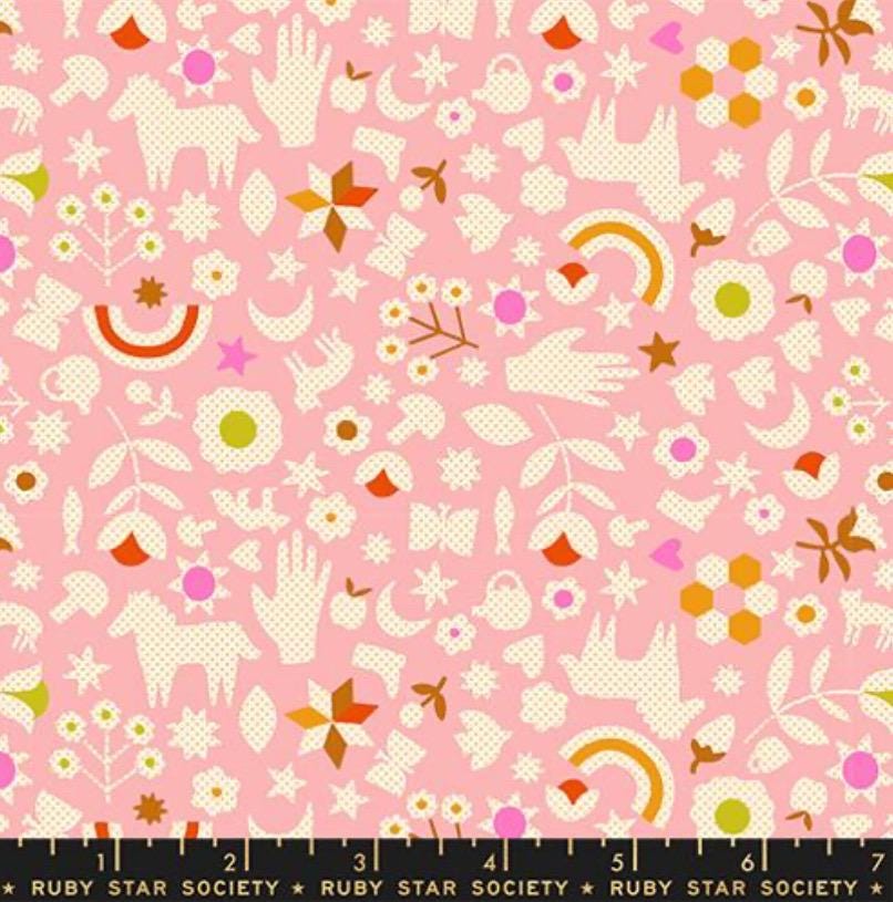 Catnap rosebud RS4131 13 Ruby Star In stock - tiger cat kitty pink Alexia Abegg Little Luck Novelty Vintage Applique Retro
