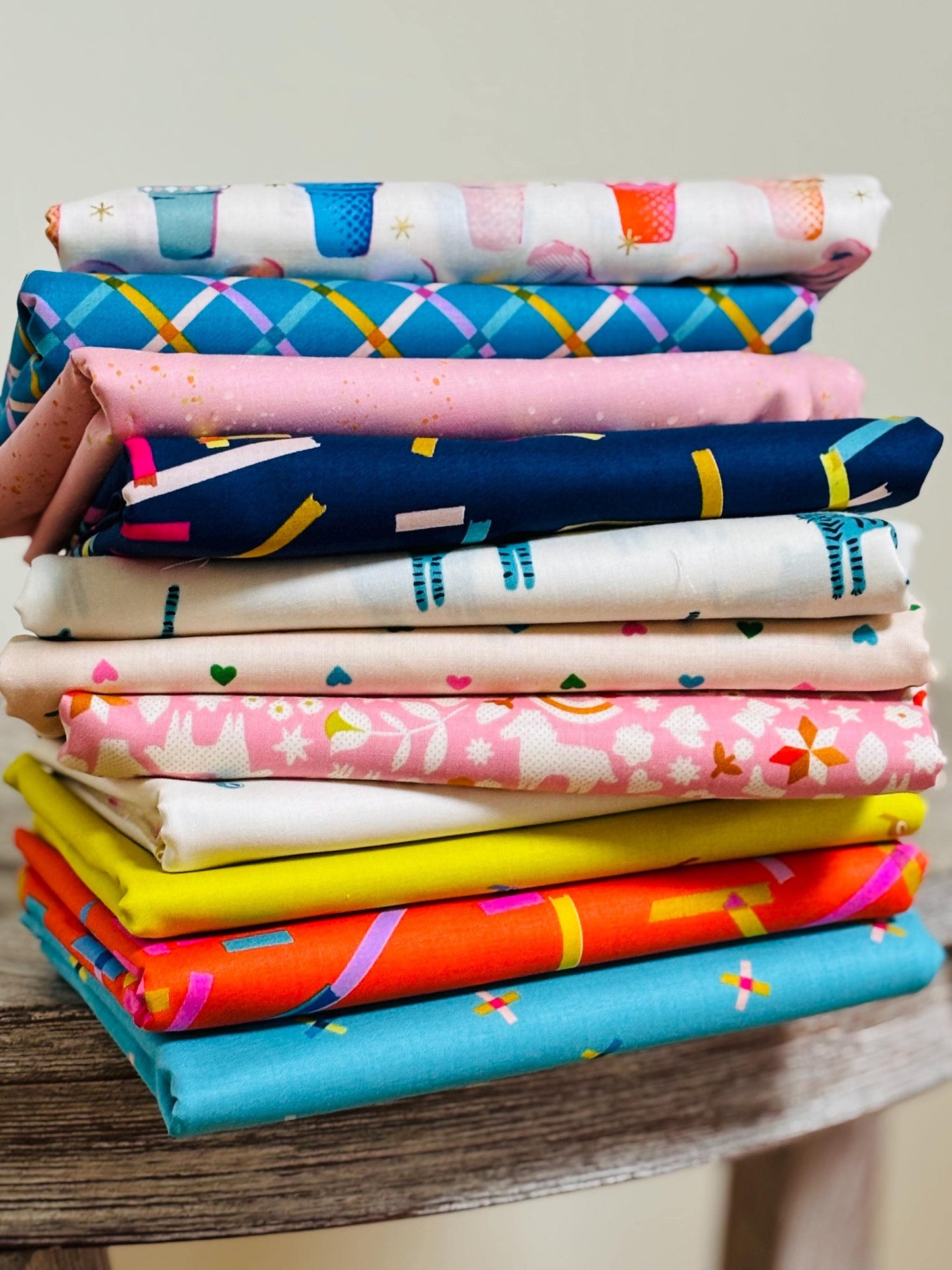 Ruby star society mash up11 fat quarter best day ever washi speckled starry catnap