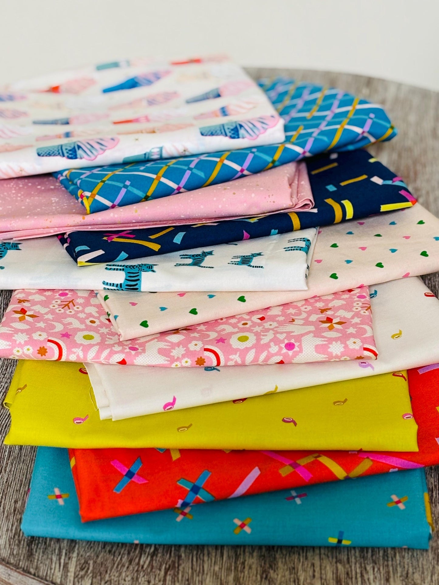 Ruby star society mash up11 fat quarter best day ever washi speckled starry catnap
