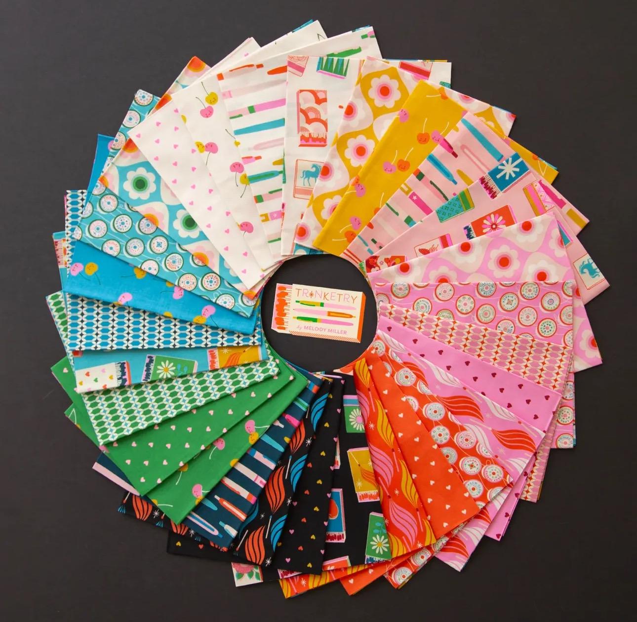 Trinketry preorder* 28 Fat quarter bundle | Ruby star Melody Miller | 18" x 22" x 28 or half yard shipping Feb 2026