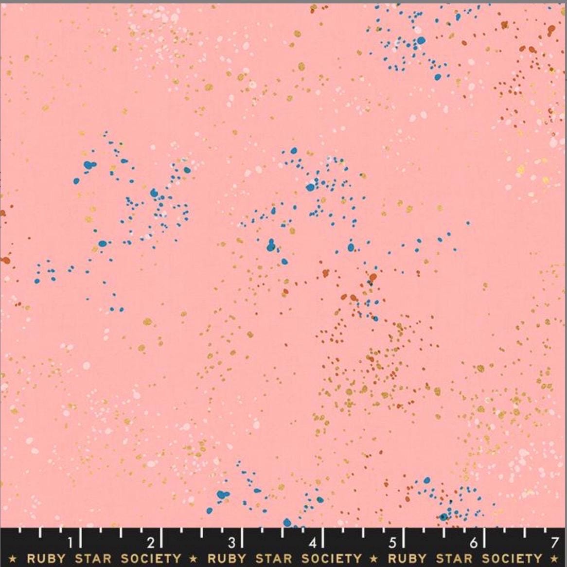 Speckled Candy pink RS5027 37m Ruby Star | In stock - Blender pink metallic - Rashida Coleman Hale