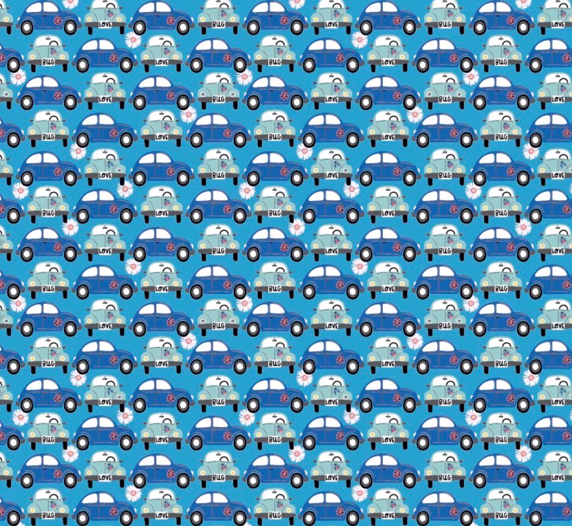 Preorder* Poppie Cotton Beep Beep Blue Hey love bug BG251388 shipping February