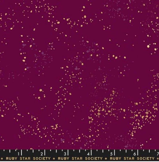 Speckled purple velvet RS5027 73m Ruby Star In stock - Blender metallic - Rashida Coleman Hale