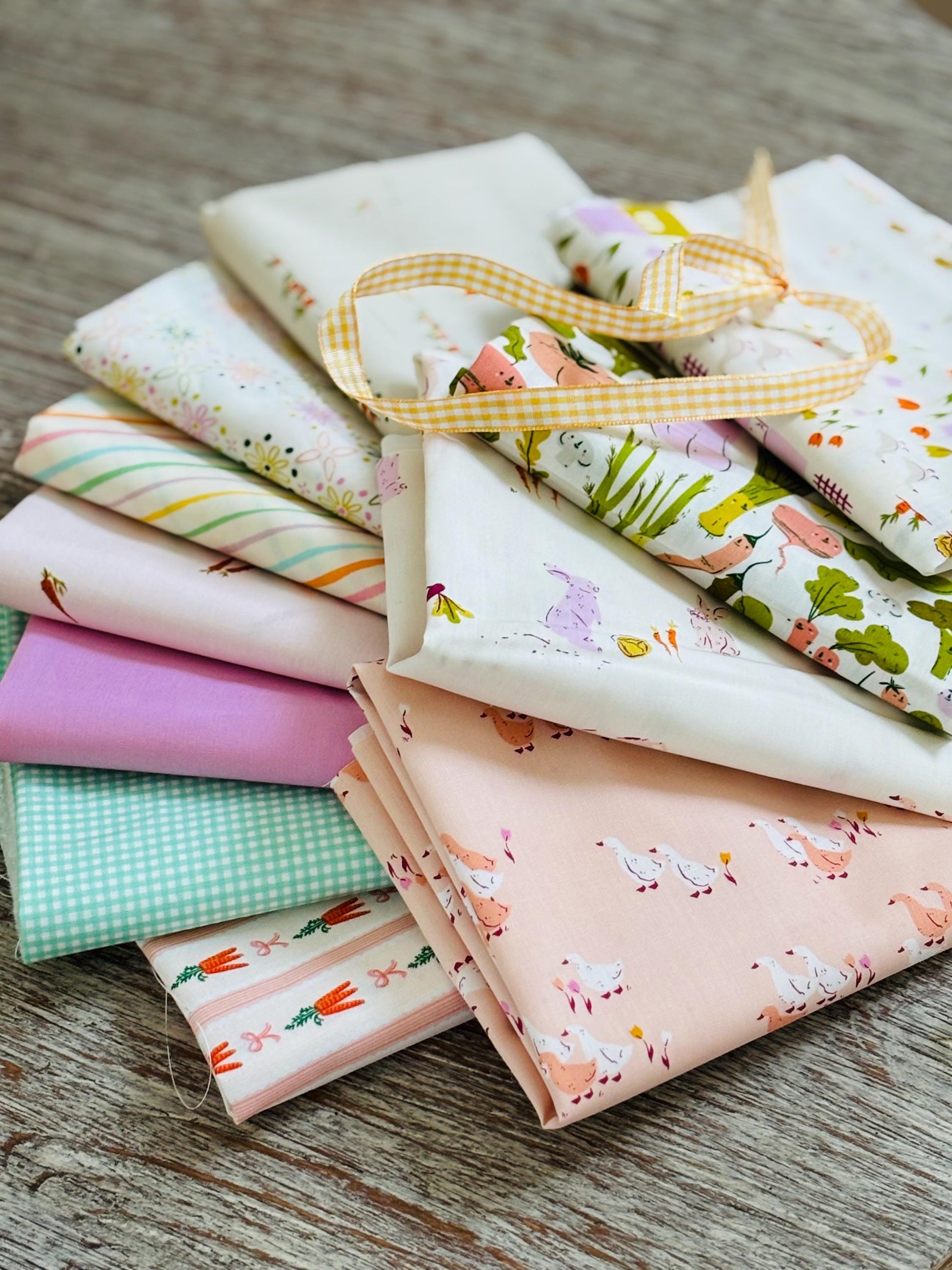 Cottage Grove 11 FQ mini bundle | Pure solids | spring vibes | rustic AGF Home sweet home Poppie cotton farmyard ducks