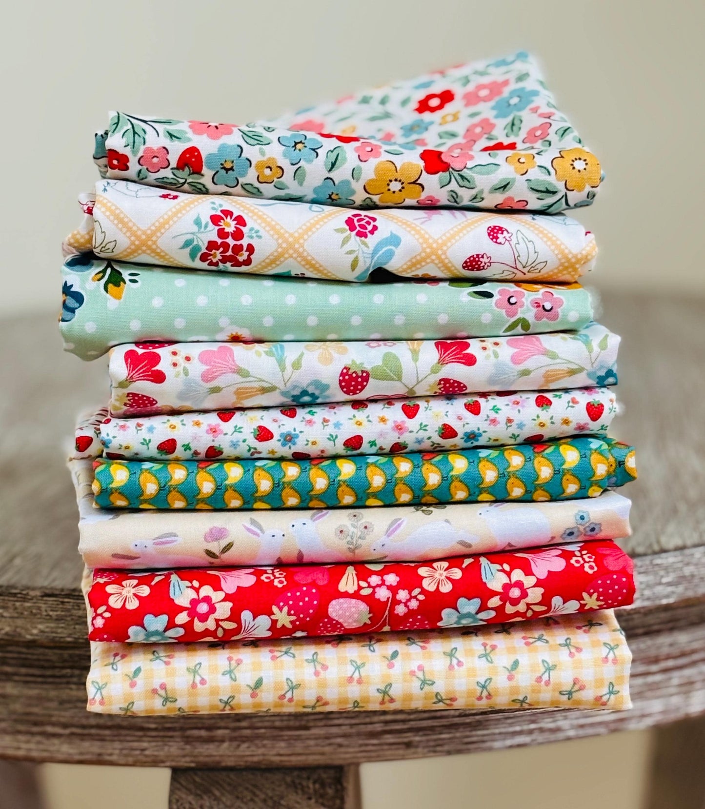 Best of Poppie Spring - 9 fat quarter bundle - Poppie Cotton