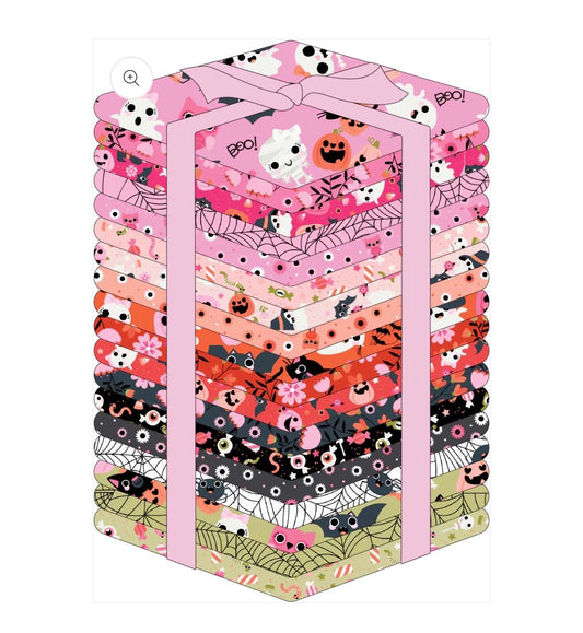 Preorder*** Not scary 18 FQ / 1/2 yards| Poppie cotton | Jill & Rani | Halloween | shipping May 2026