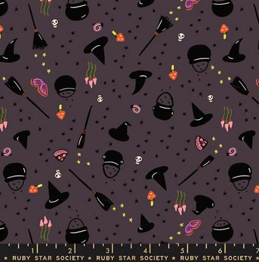 Preorder ** Freaky Familiars eggplant RS5195 16 Ruby Star Ruby Star collaboration shipping June 2026 witchy woman