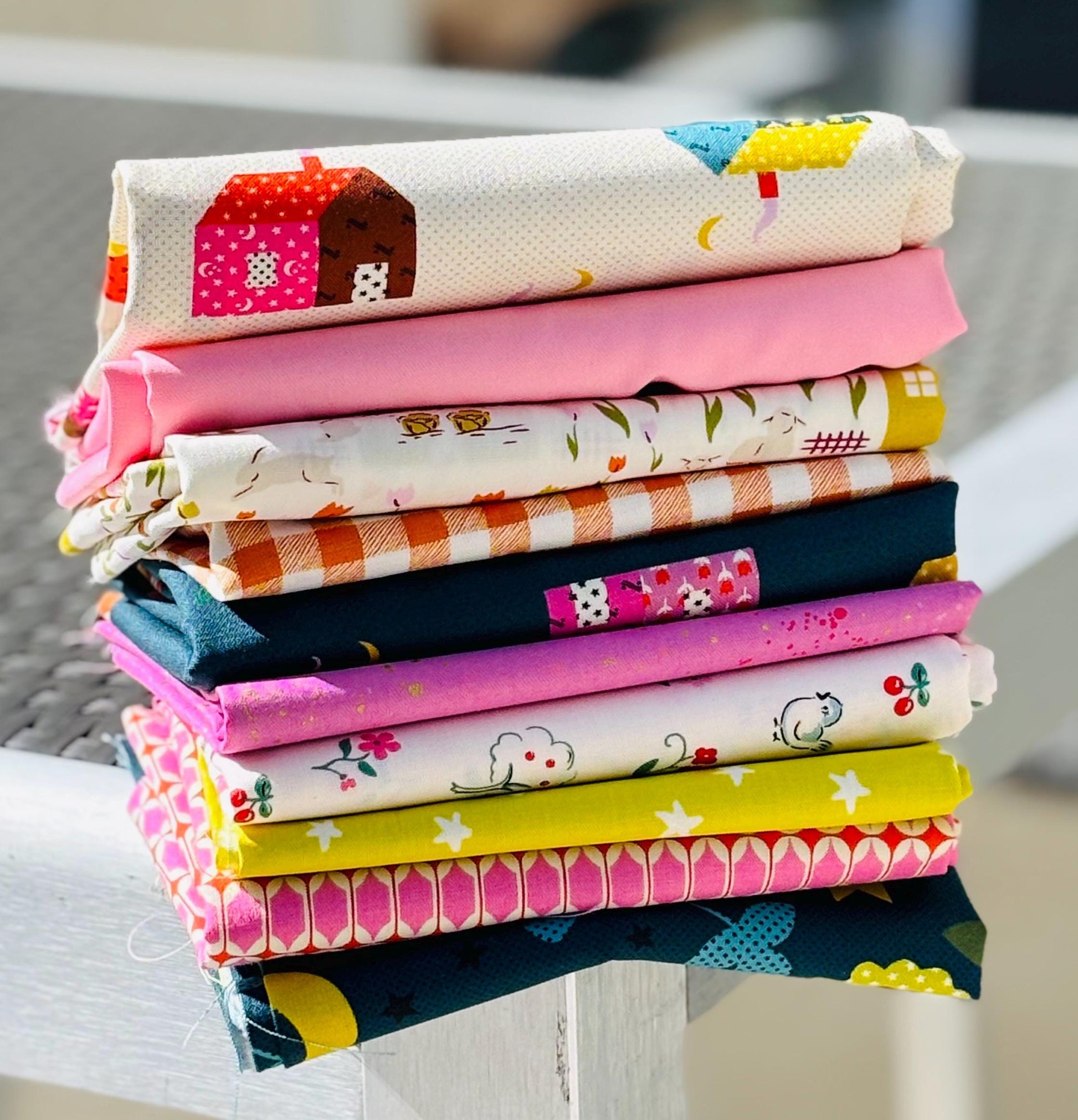 Its my house - 10 fat quarter bundle - Ruby star- mystic fable cottage grove home sweet home