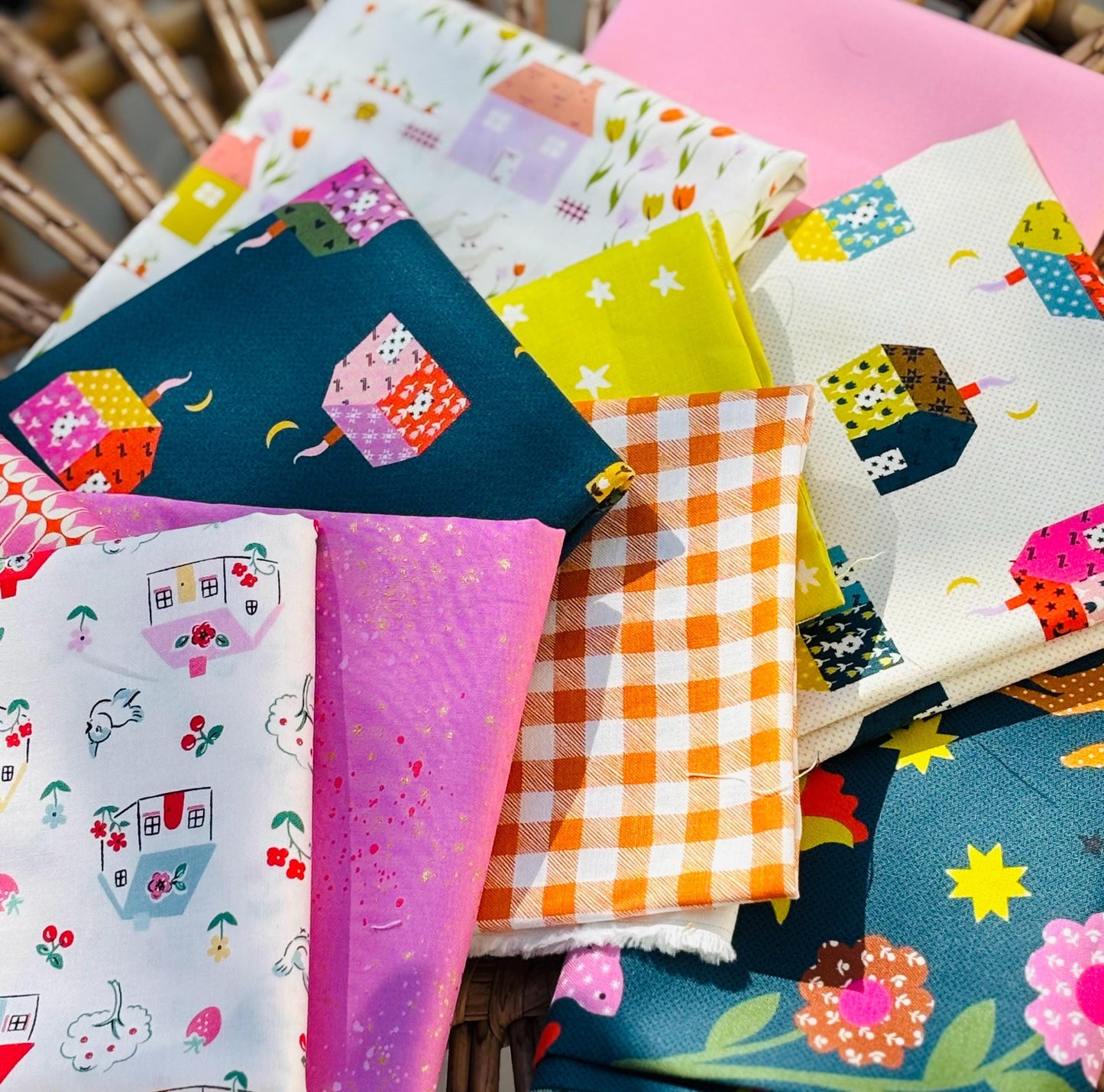 Its my house - 10 fat quarter bundle - Ruby star- mystic fable cottage grove home sweet home