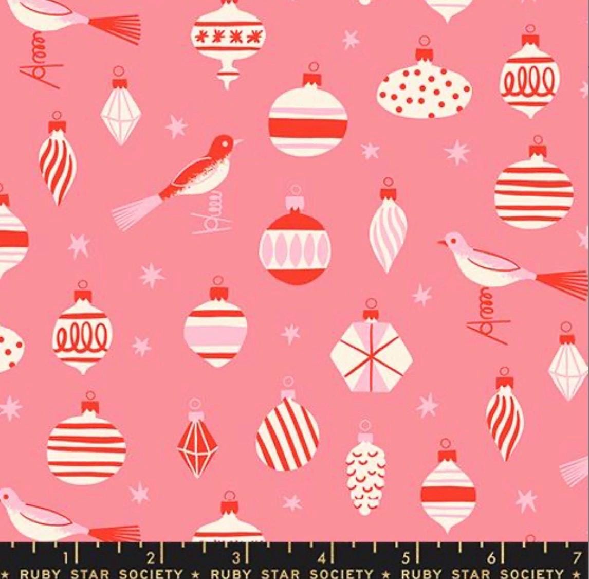 Preorder ** Merry Happy Kimberly Kight RS3098 11 baubles sorbet pink shipping May '26