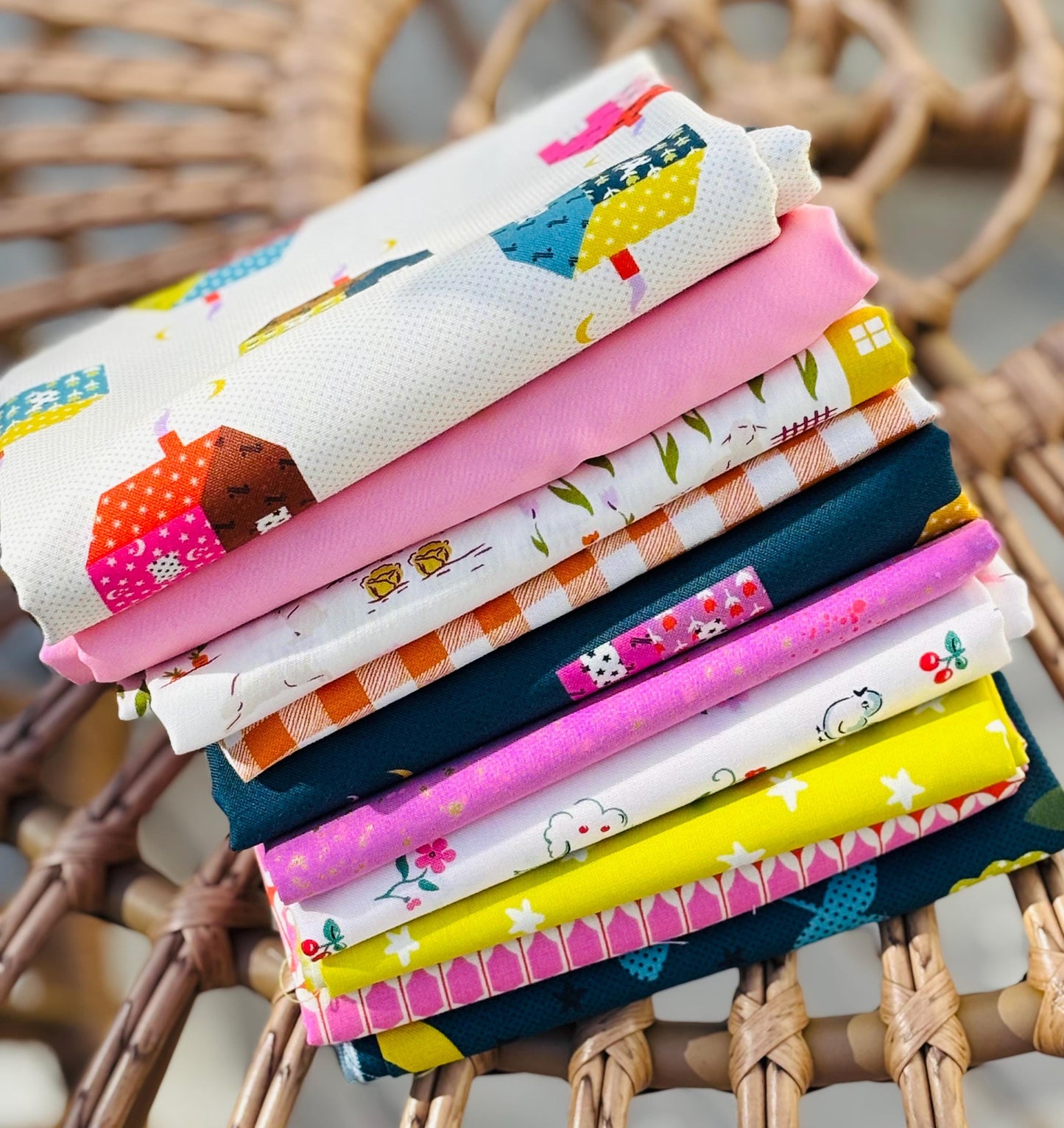 Its my house - 10 fat quarter bundle - Ruby star- mystic fable cottage grove home sweet home