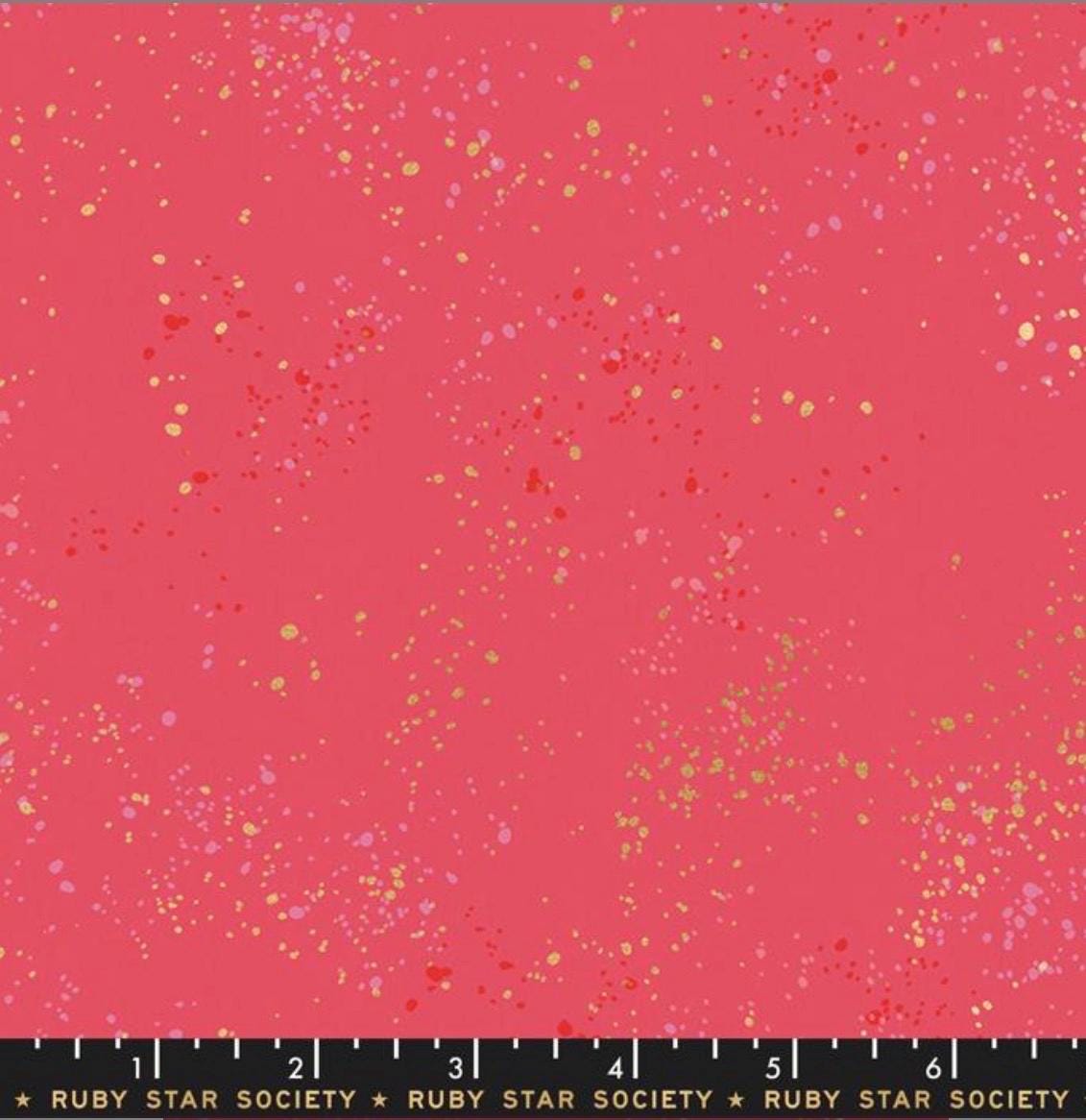 Speckled Metallic RS5027 43M Ruby Star in stock - Strawberry pink red - Rashida Coleman Hale