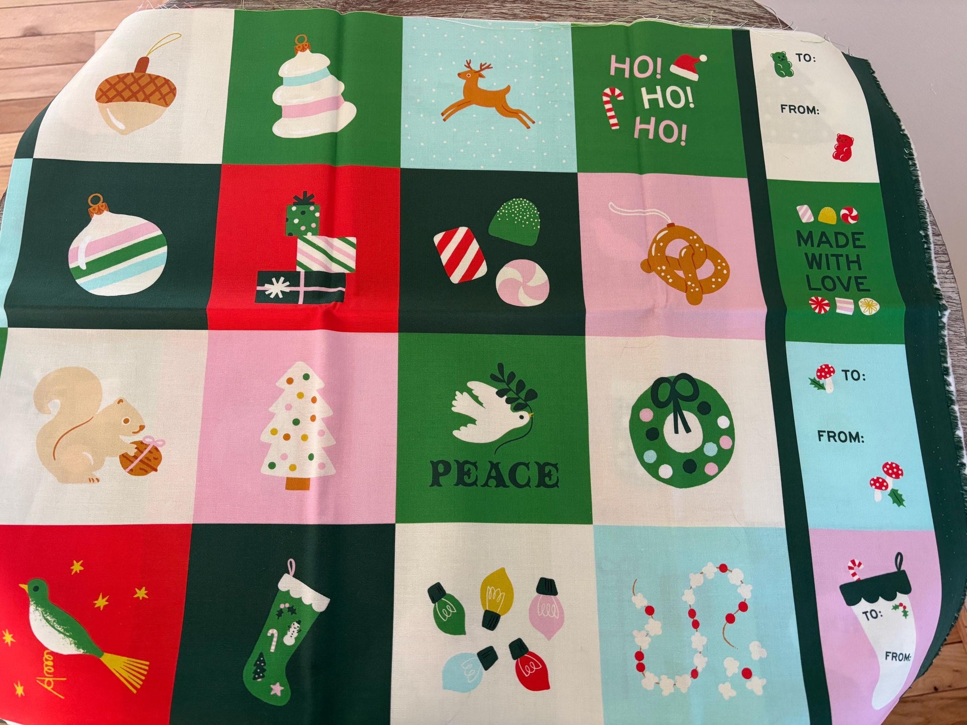 Merry Happy Panel Lollipop RS3105 11 Ruby Star Kimberly Kight | 36" x 44" Shipping May '26 ***Preorder