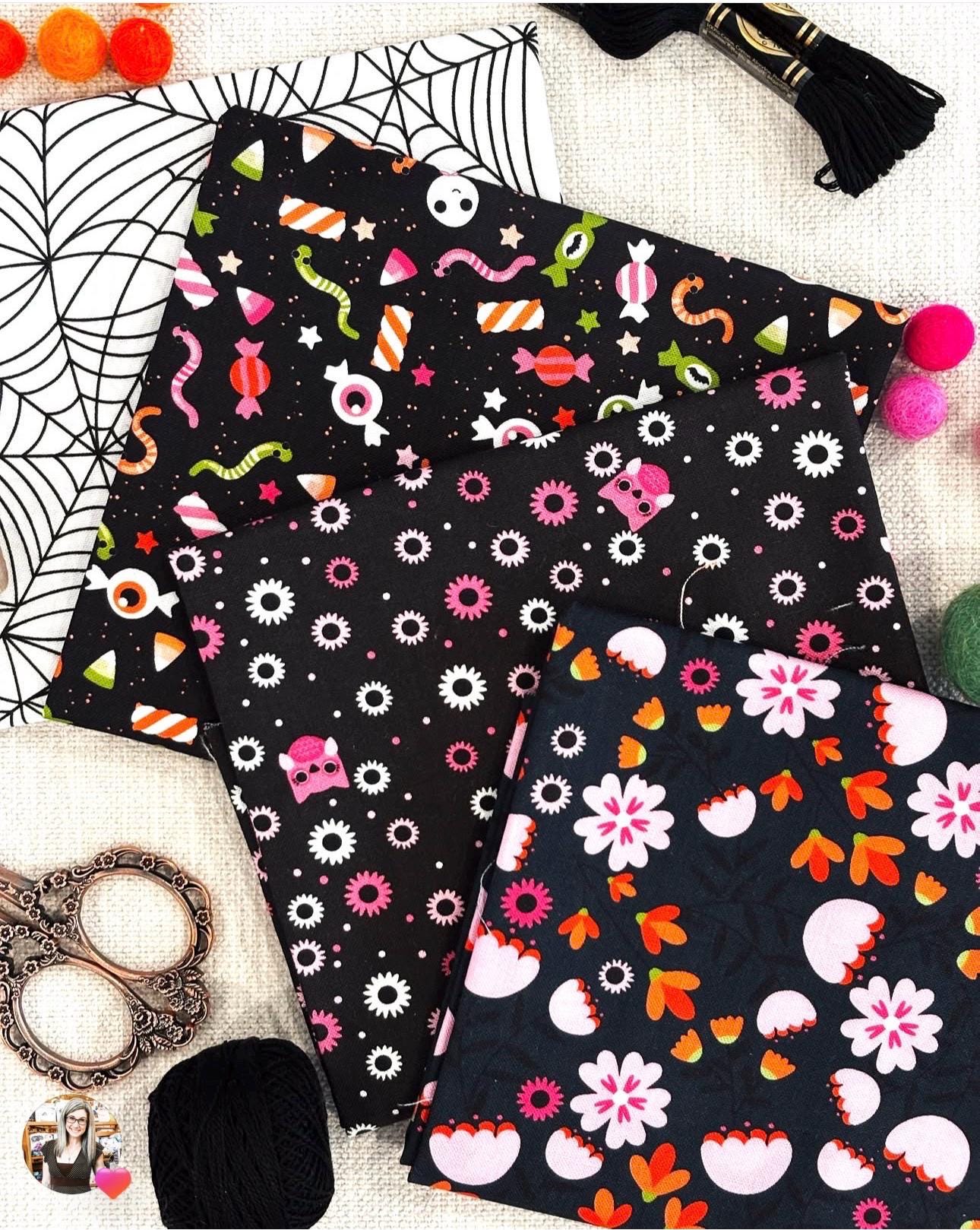 Poppie Cotton Not scary Gooey Sweets greenNT26515