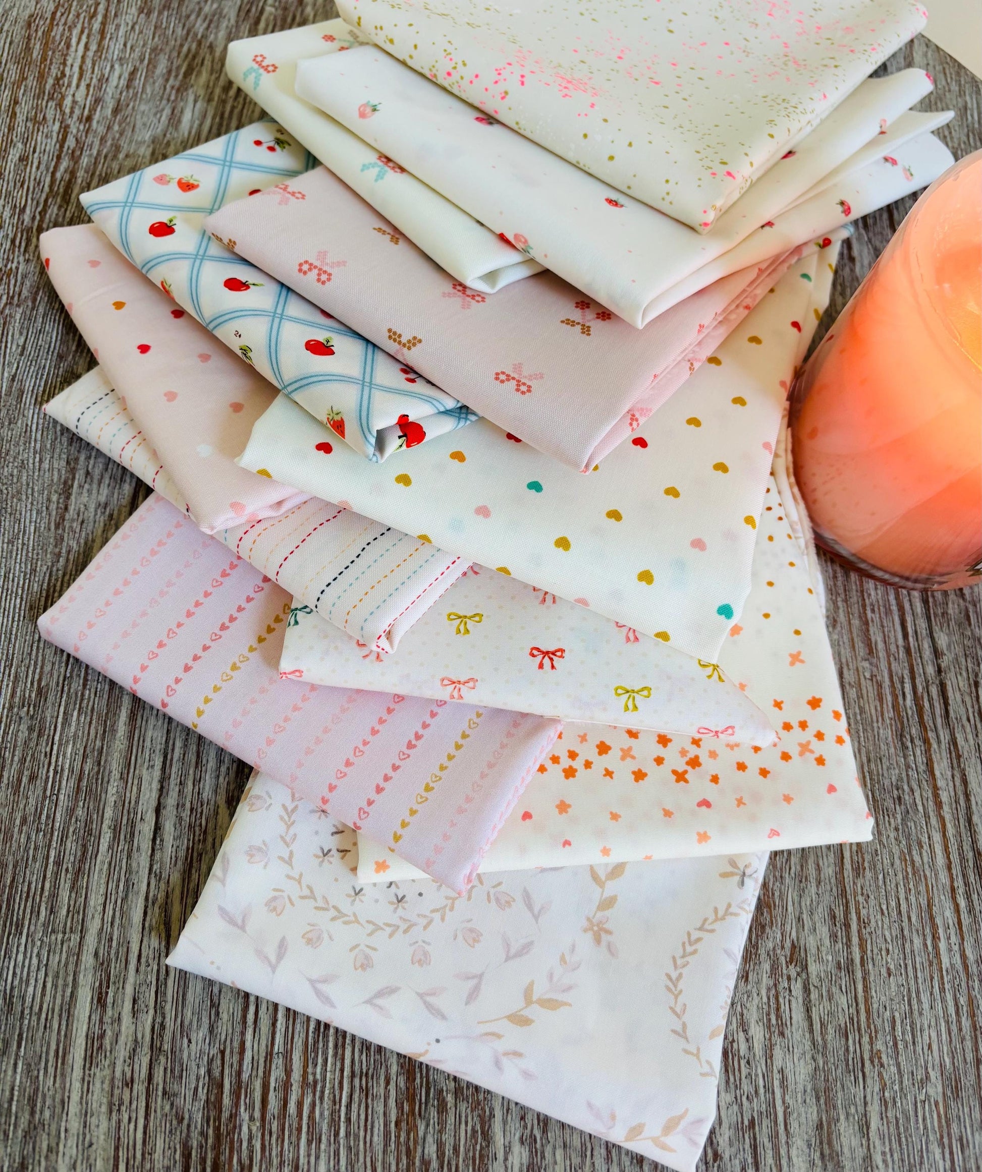 Vanilla blush low volume # 2 - 12 fat quarter bundle
