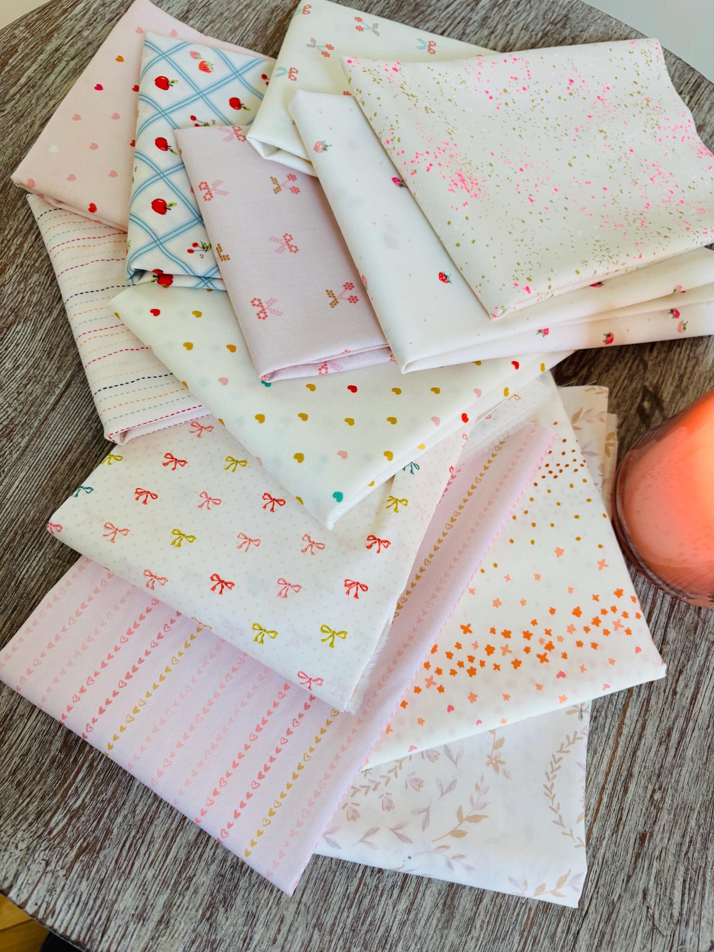 Vanilla blush low volume # 2 - 12 fat quarter bundle