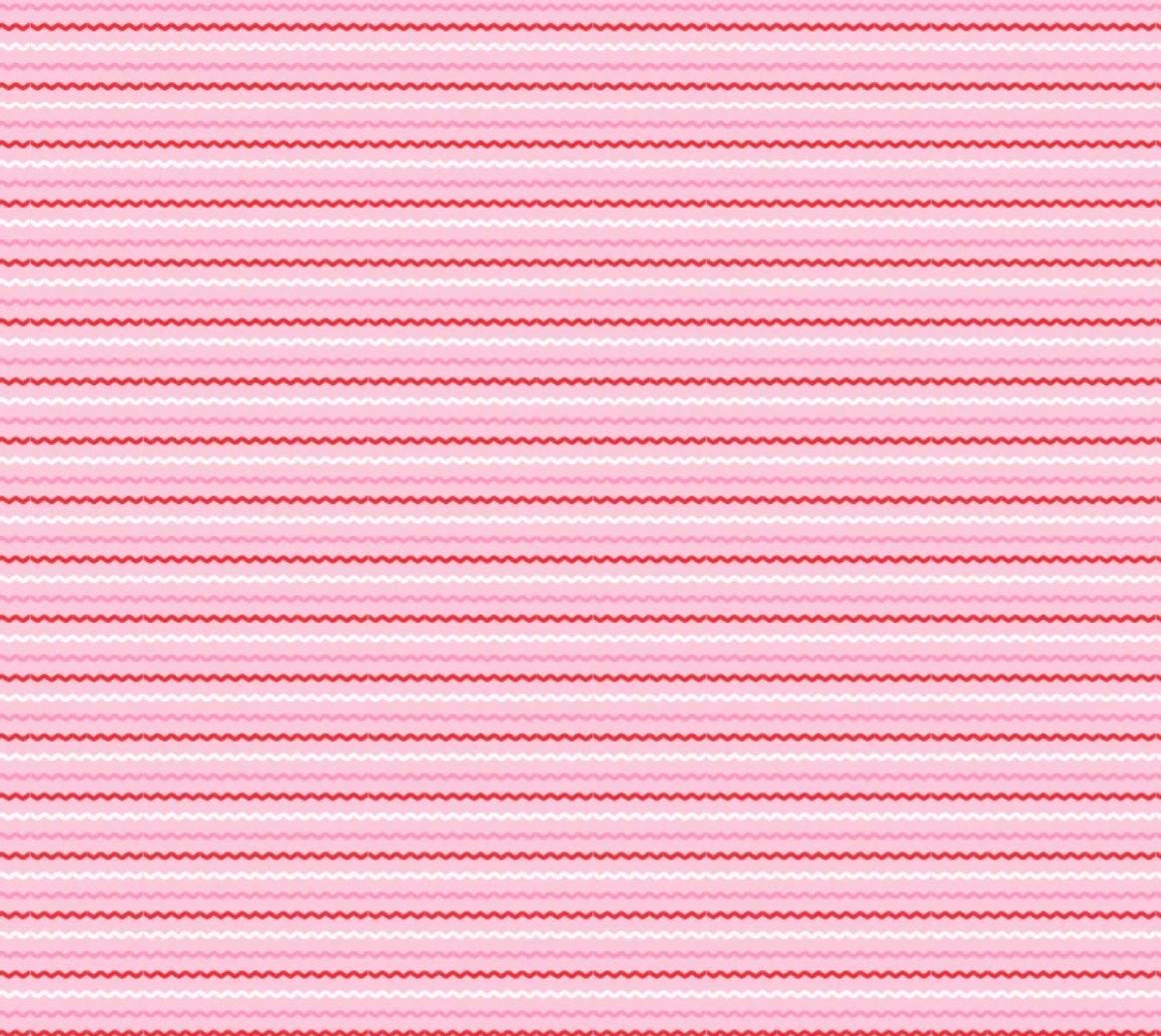 Poppie Cotton Ric Rac Aqua pink SN251112 * preorder shipping June 26 Lori woods Smitten chicken