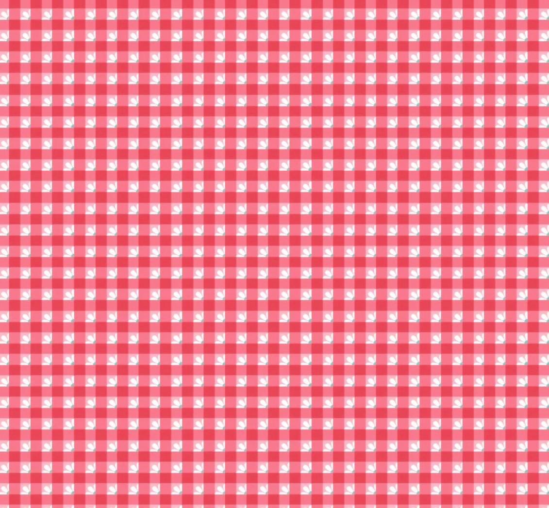 Poppie Cotton Check-a-roo Red SN251118 * preorder shipping June 26 Lori woods Smitten chicken