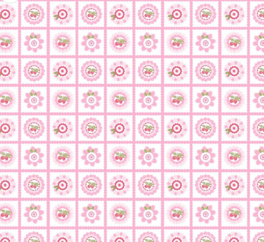 Poppie Cotton Petits Fours pink SN251113 * preorder shipping June 26 Lori woods