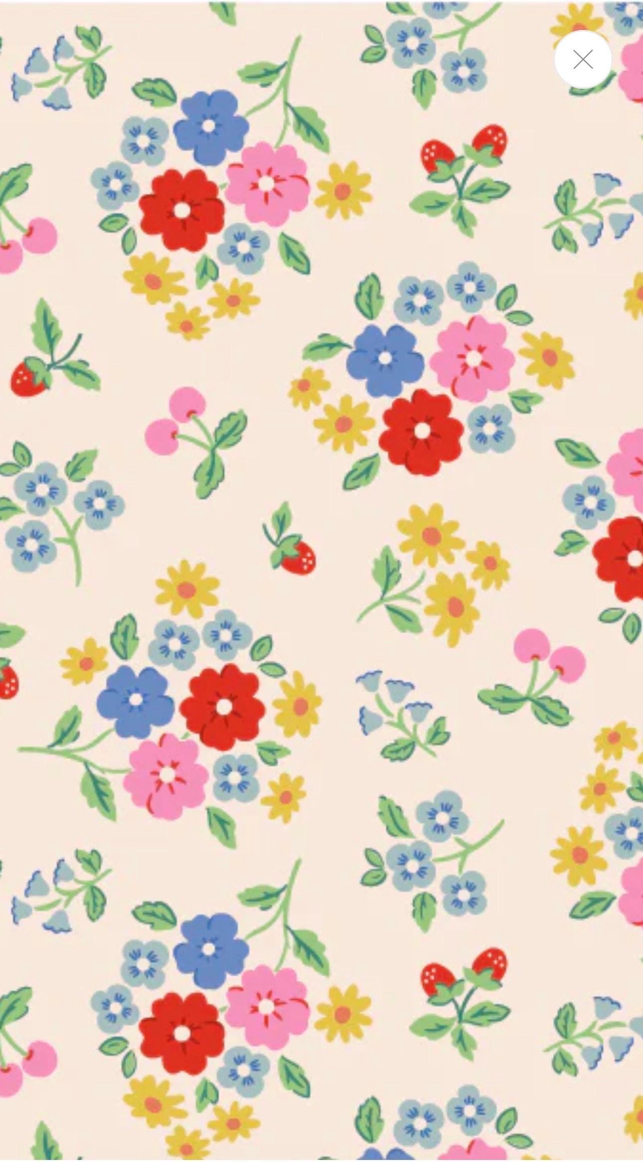 Preorder ** bluebells & buttercups white | Poppie cotton | Elea Lutz shipping July /August BL26862