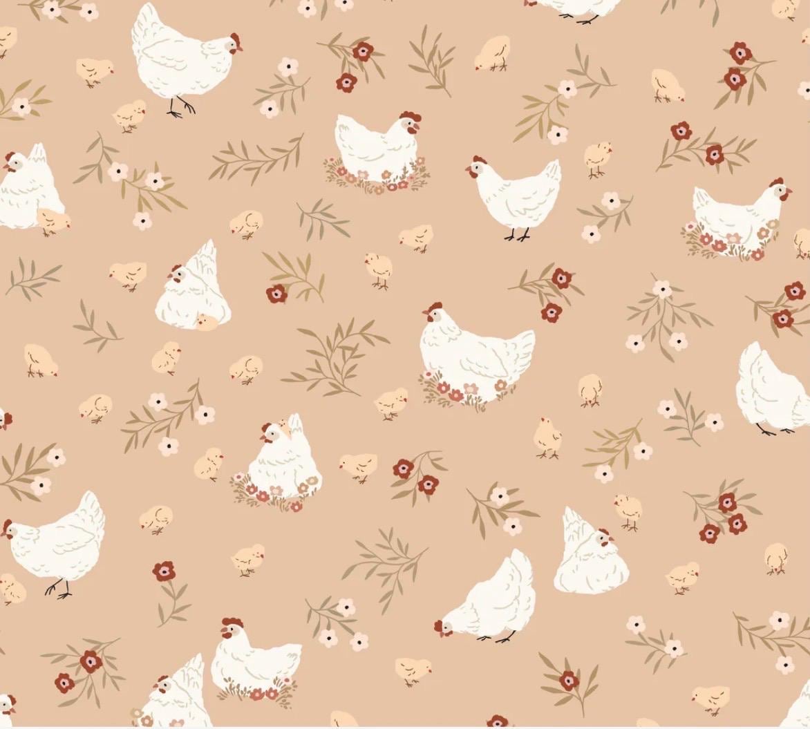 Poppie Cotton Barnyard Nesting Carmel PR26838 * preorder shipping August 26 Michal Marko primrose & parsley